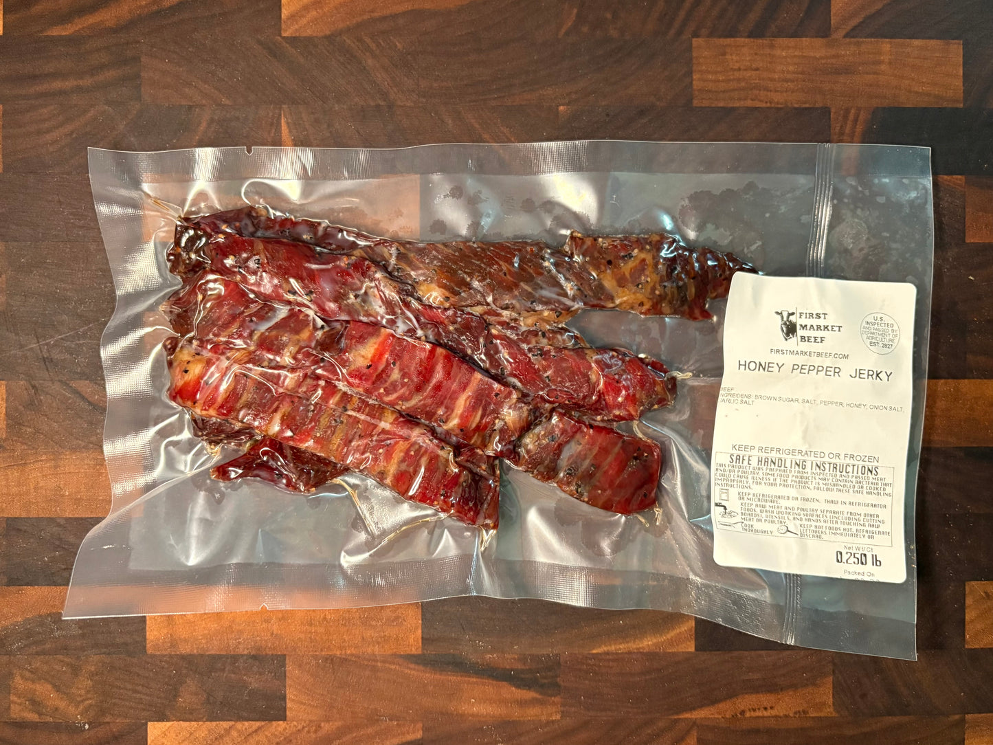 Honey Pepper Jerky